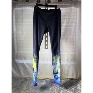 Athleta Mercury Sonar Blue  Yoga Blue Tight Exercise Leggings Pants - Size S